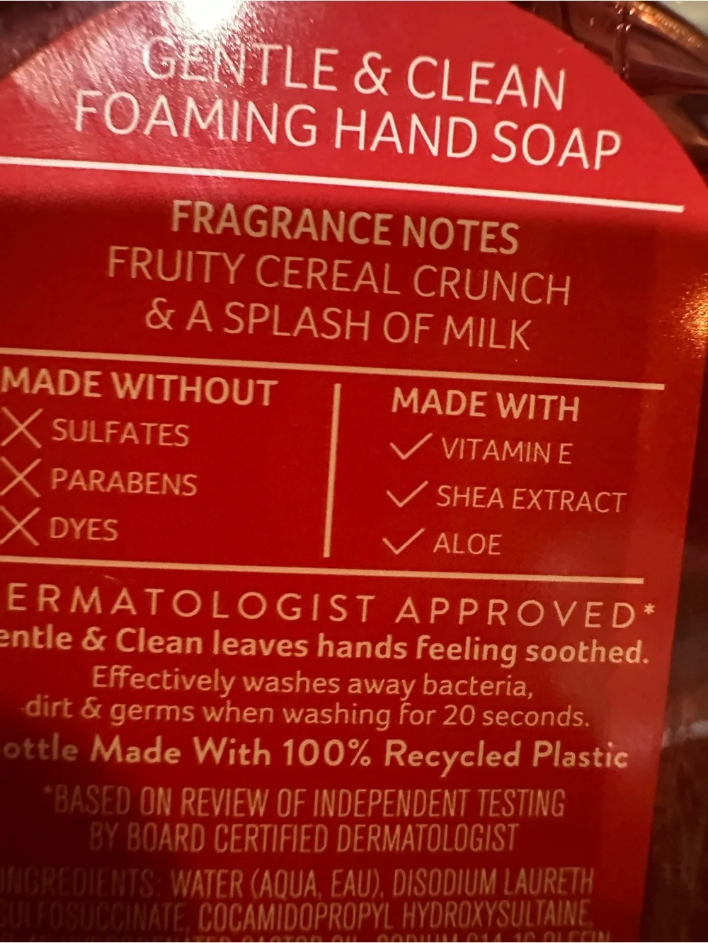 Bath & Body Works foaming hand soap set of 2 Rainbow Cereal & Feeling Frosty